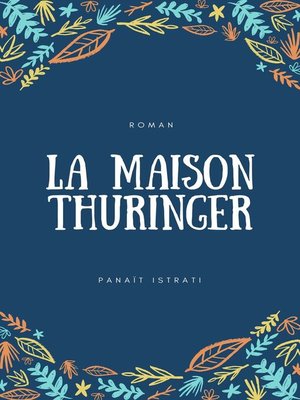 cover image of La Maison Thüringer
